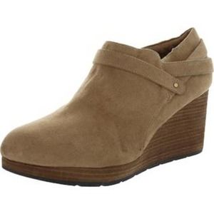 Dr. Scholl's Whats Good Womens Zipper Ankle Wedge Boots sz 8.5 M